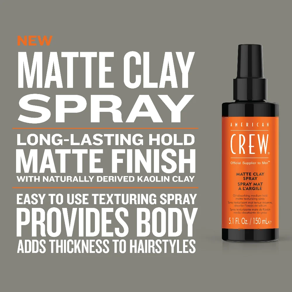 American Crew Matte Clay Spray, 150ml - 5.1oz - Image 3