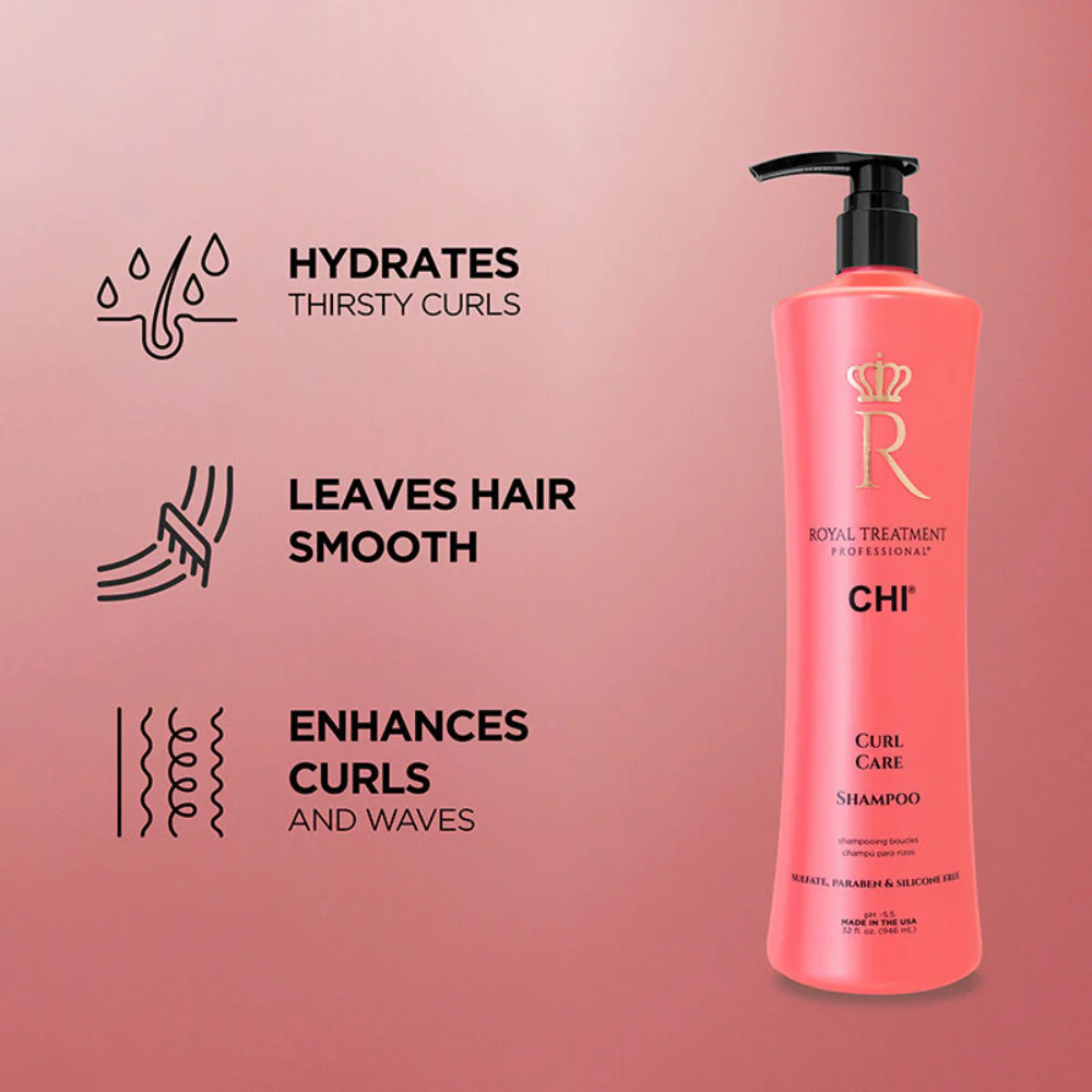 CHI Royal Treatment Curl Care Shampoo 32oz - Image 2