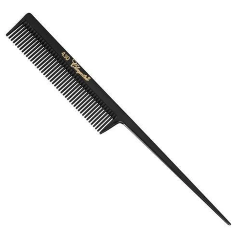 Cleopatra All-Purpose Rat Tail Combs #430 Black - 12ct - Image 2