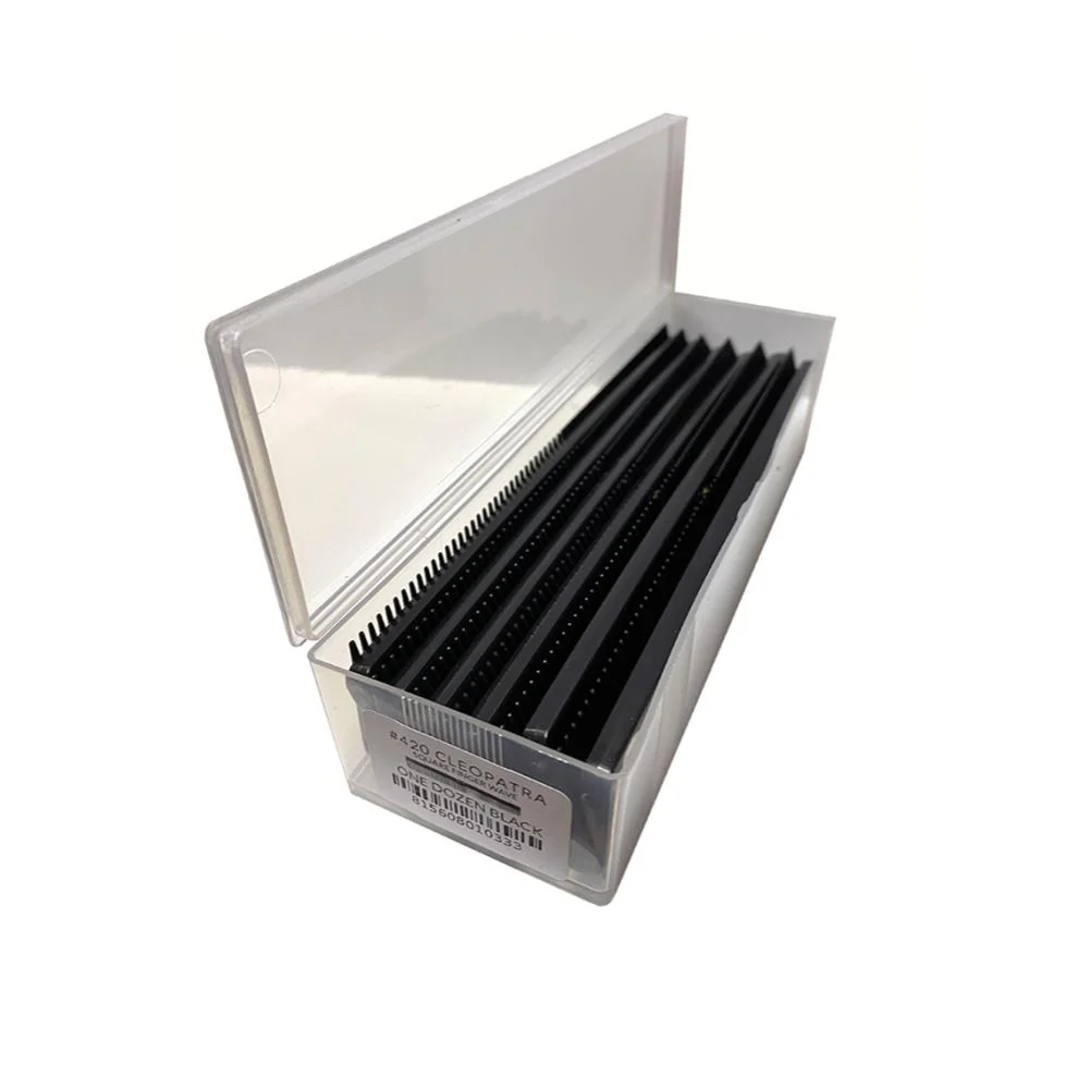 Cleopatra 7" Finger Wave Combs #420 Black - 12ct - Image 3