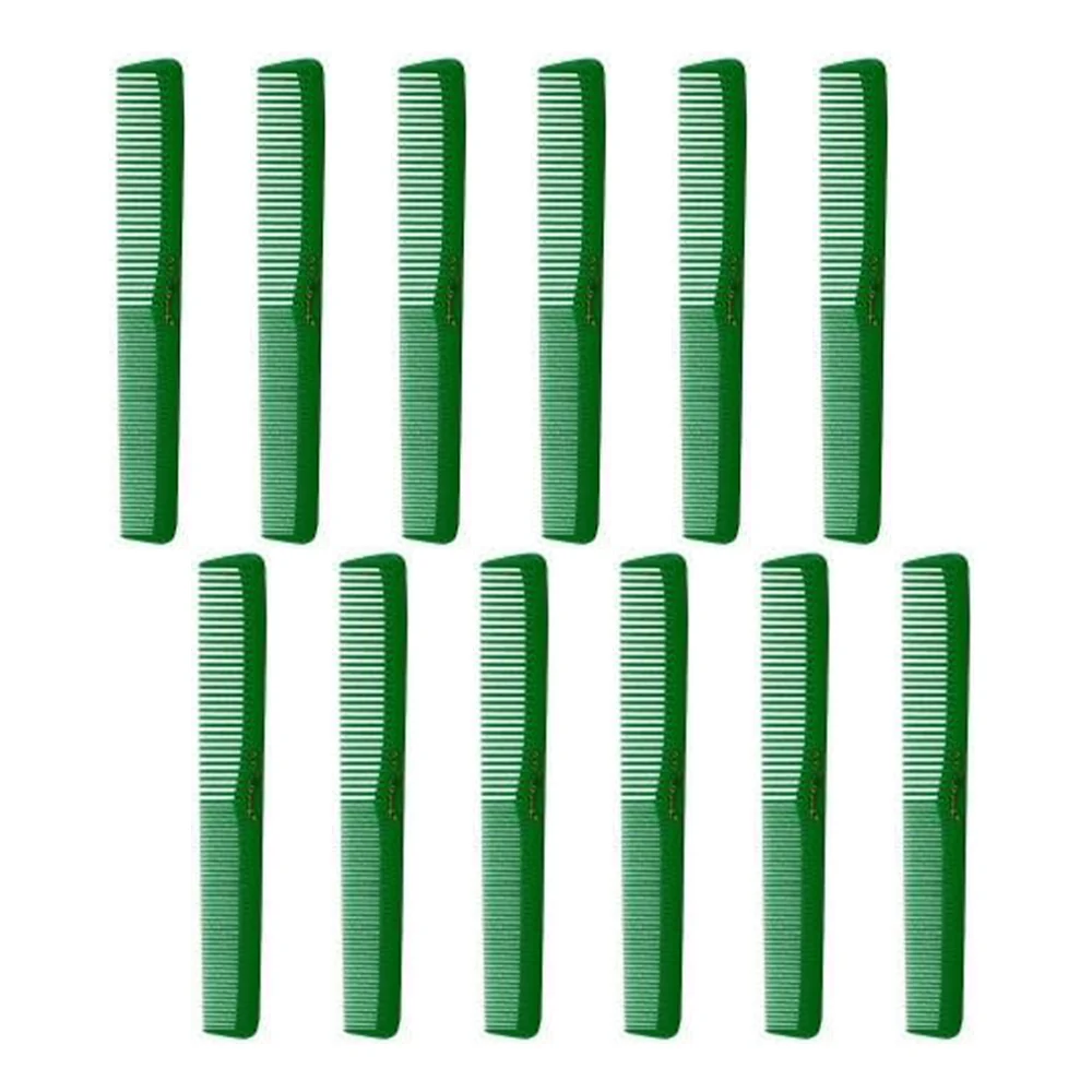 Cleopatra 7" Styling Combs #400 Green - 12ct