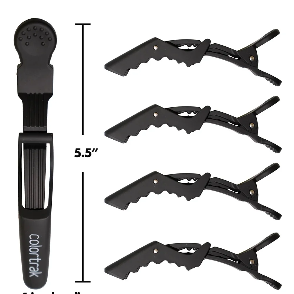 Colortrak Bucket Rubberized Black Croc Clips - Image 2