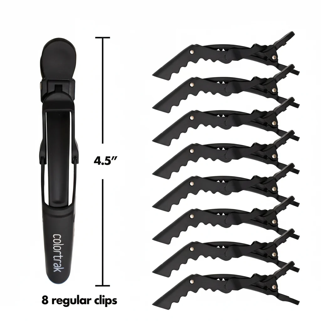 Colortrak Bucket Rubberized Black Croc Clips - Image 3