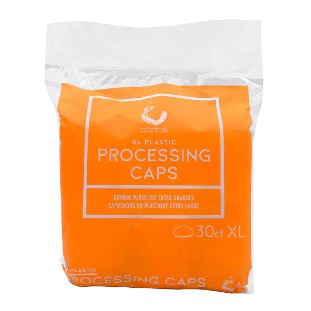 Colortrak Clear Disposable Processing Caps XL - 30ct