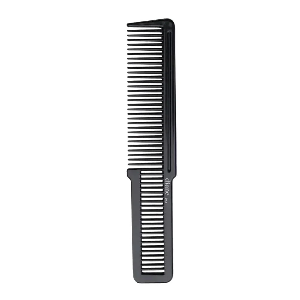 Diane 8" Flat Top Comb Black
