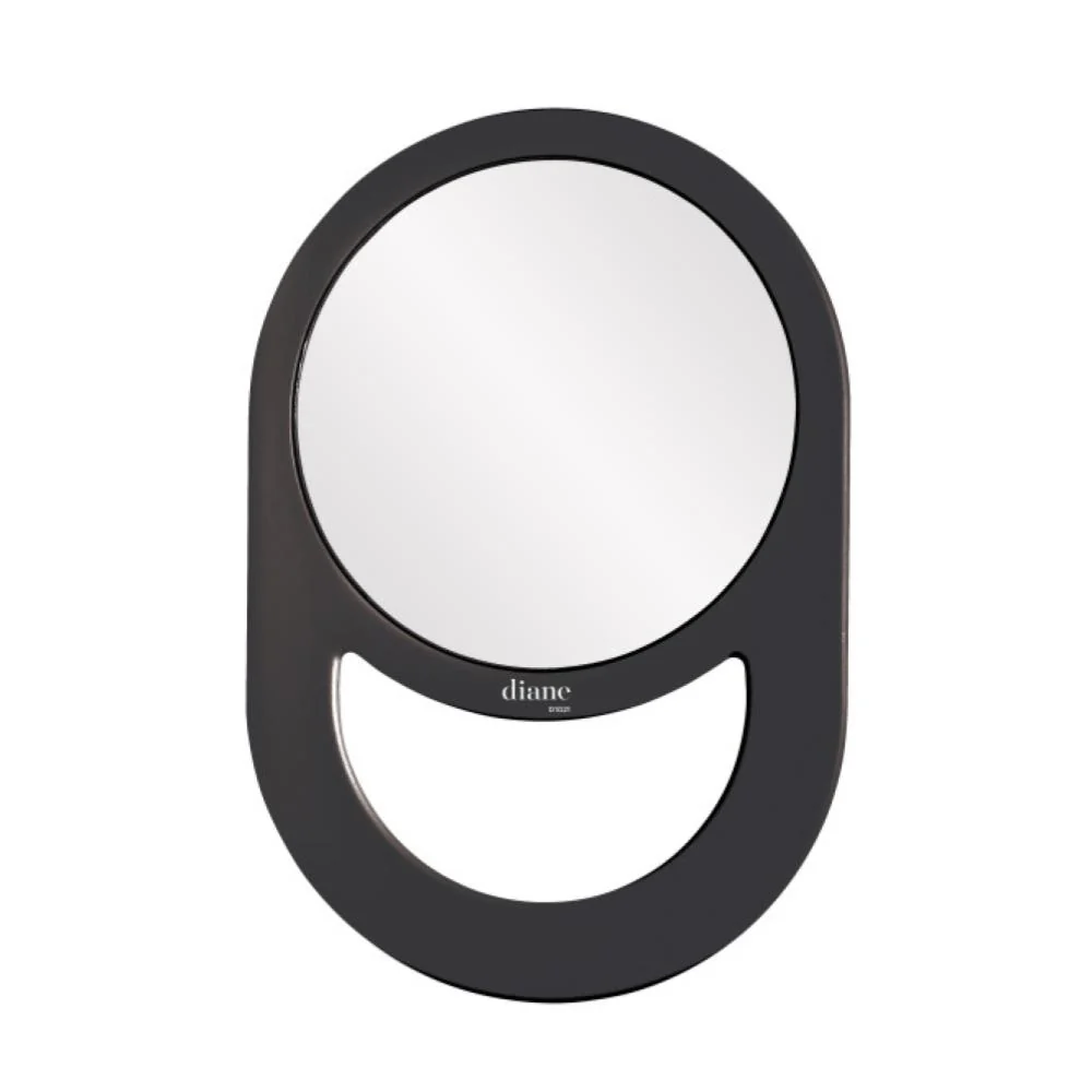 Diane Handle Mirror Black