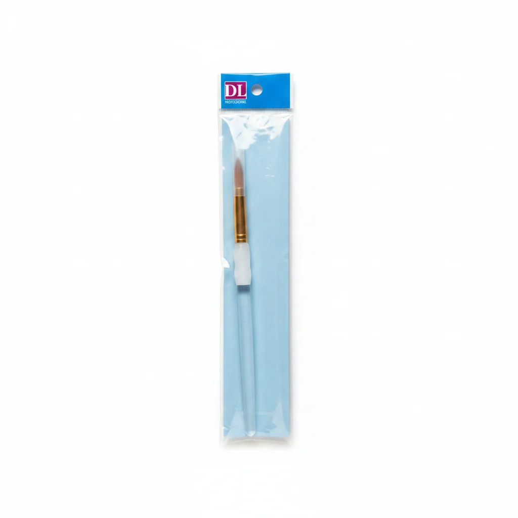 DL Pro #18 Oval Kolinsky Brush with Gel Grip Handle