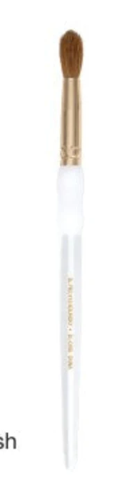 DL Pro #18 Oval Kolinsky Brush with Gel Grip Handle - Image 2
