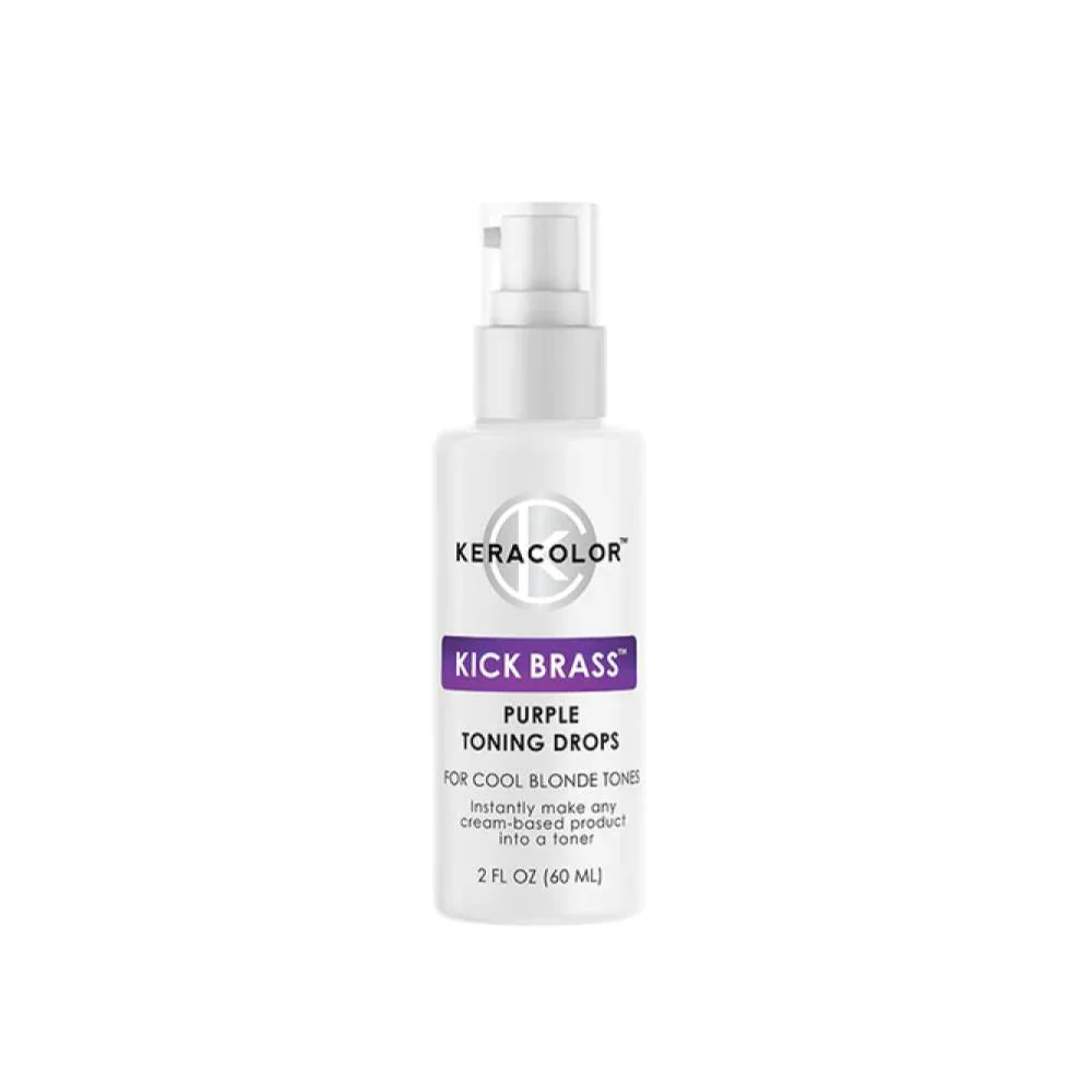 KeraColor Kick Brass Purple Toning Drops 2oz