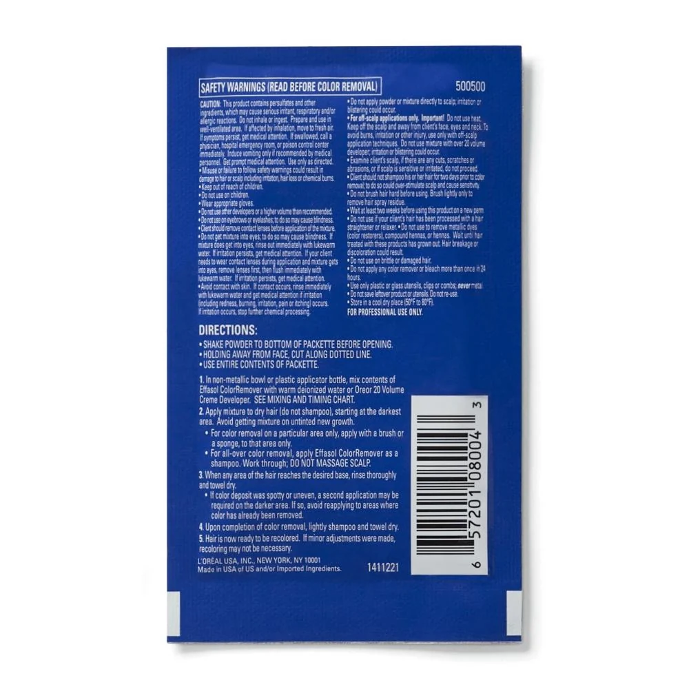 L'Oréal Effasol Color Remover - 1 Packet - Image 2
