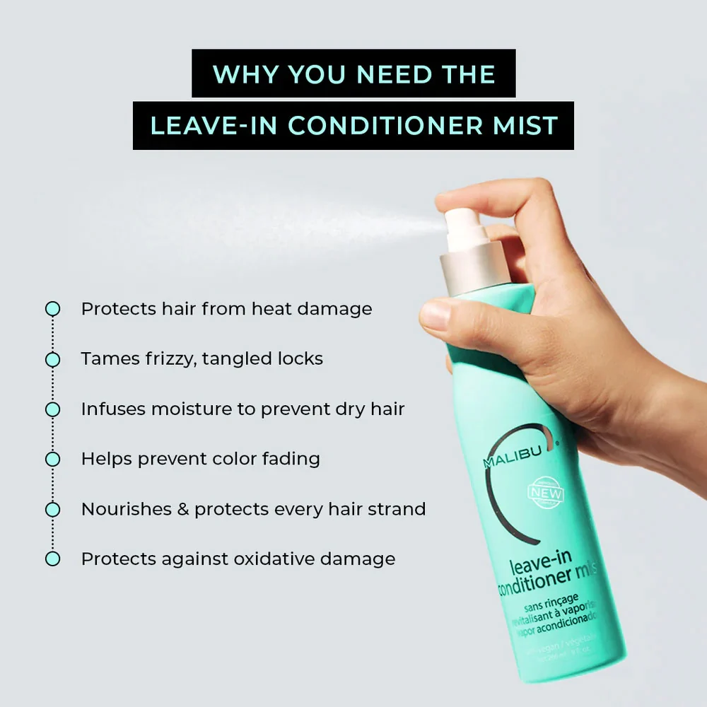 Malibu C Leave-In Conditioner Mist 9oz - Image 4