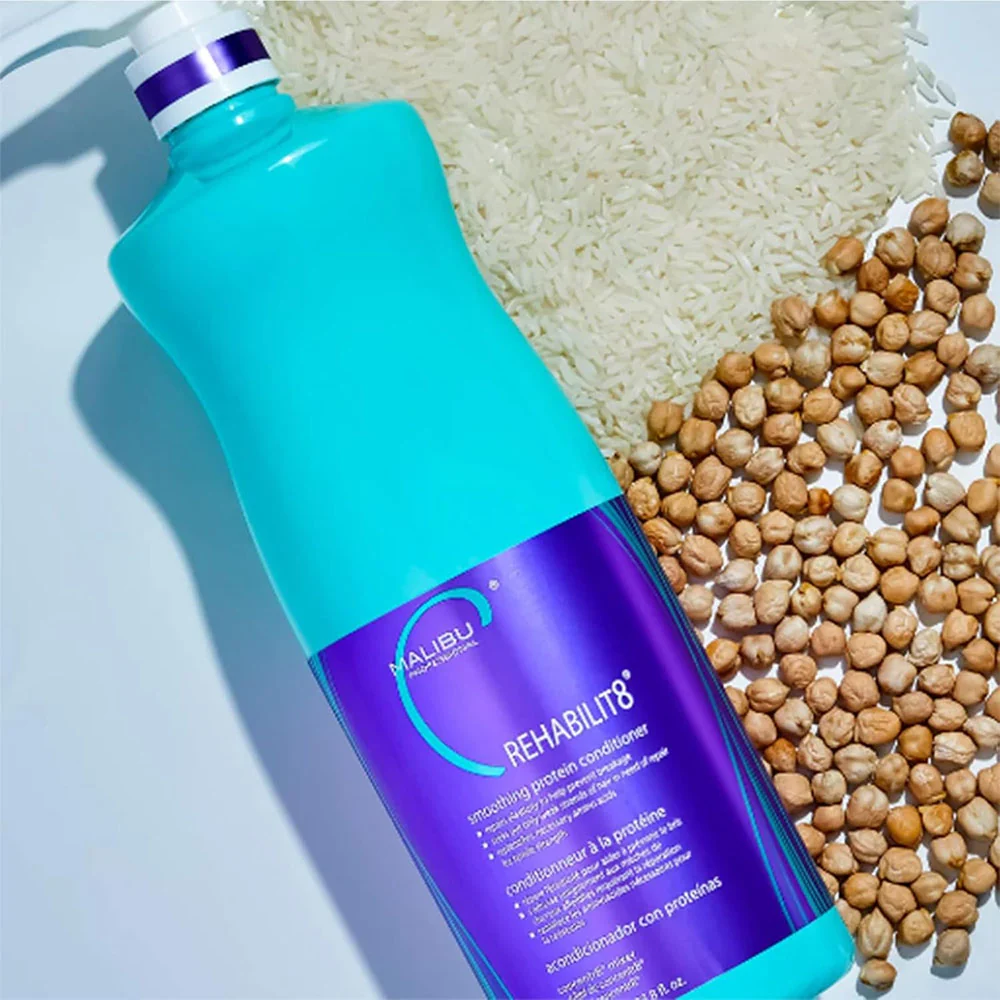 Malibu C Rehabilit8 Protein Conditioner Liter - Image 2
