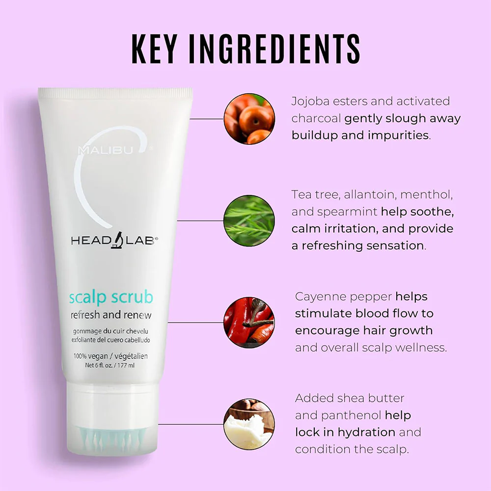 Malibu C Scalp Scrub Refresh and Renew 6oz - Image 5