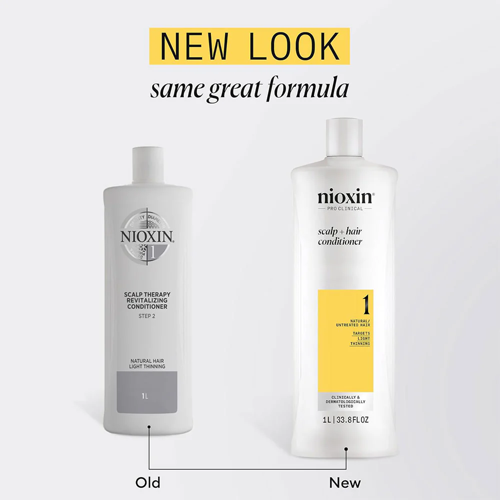 Nioxin System 1 Scalp Therapy Conditioner Liter - Image 6