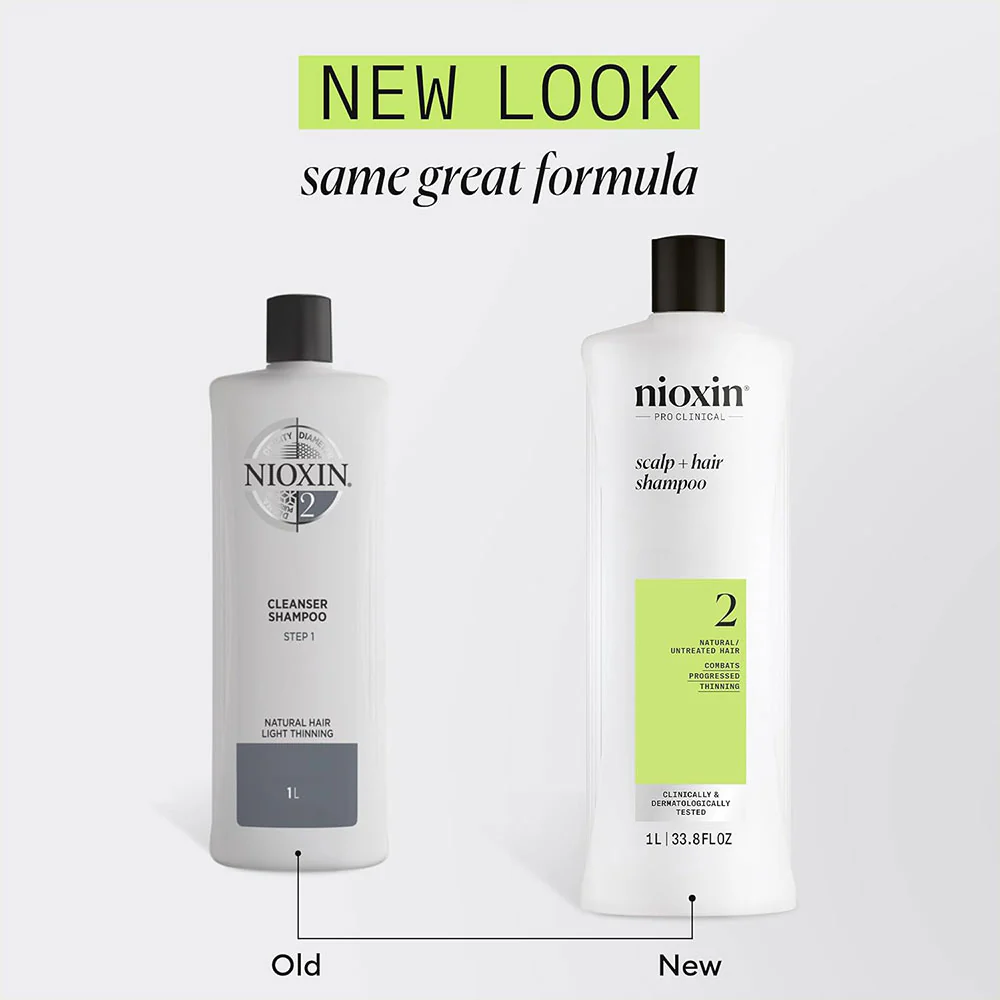 Nioxin System 2 Cleanser Shampoo Liter - Image 6
