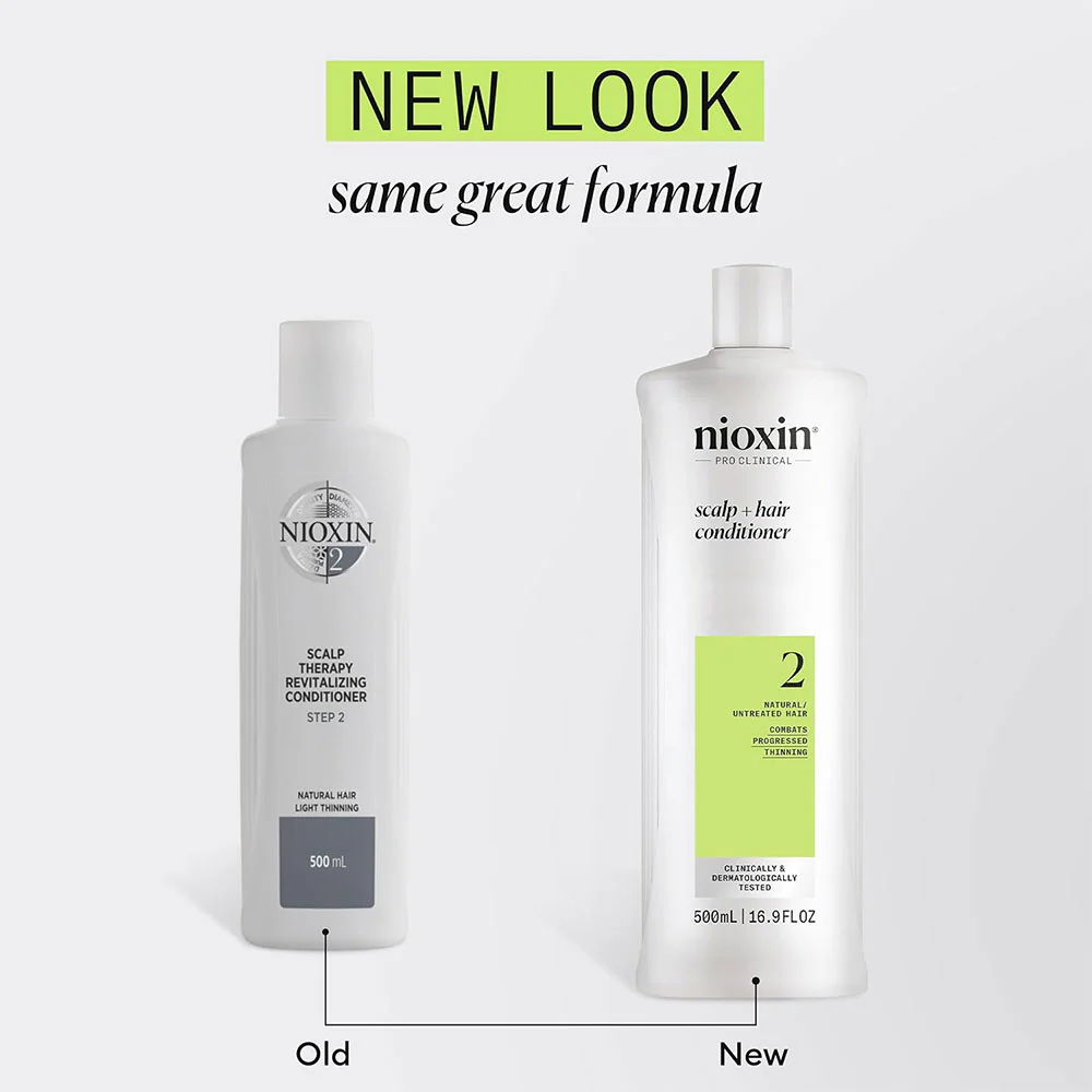Nioxin System 2 Scalp Therapy Conditioner 16.9oz - Image 6