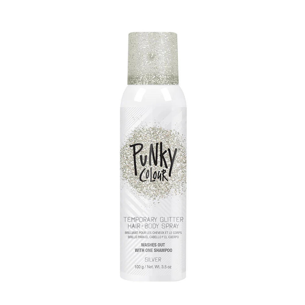Punky Colour Temporary Hair and Body Glitter Spray 3.5oz - Image 4