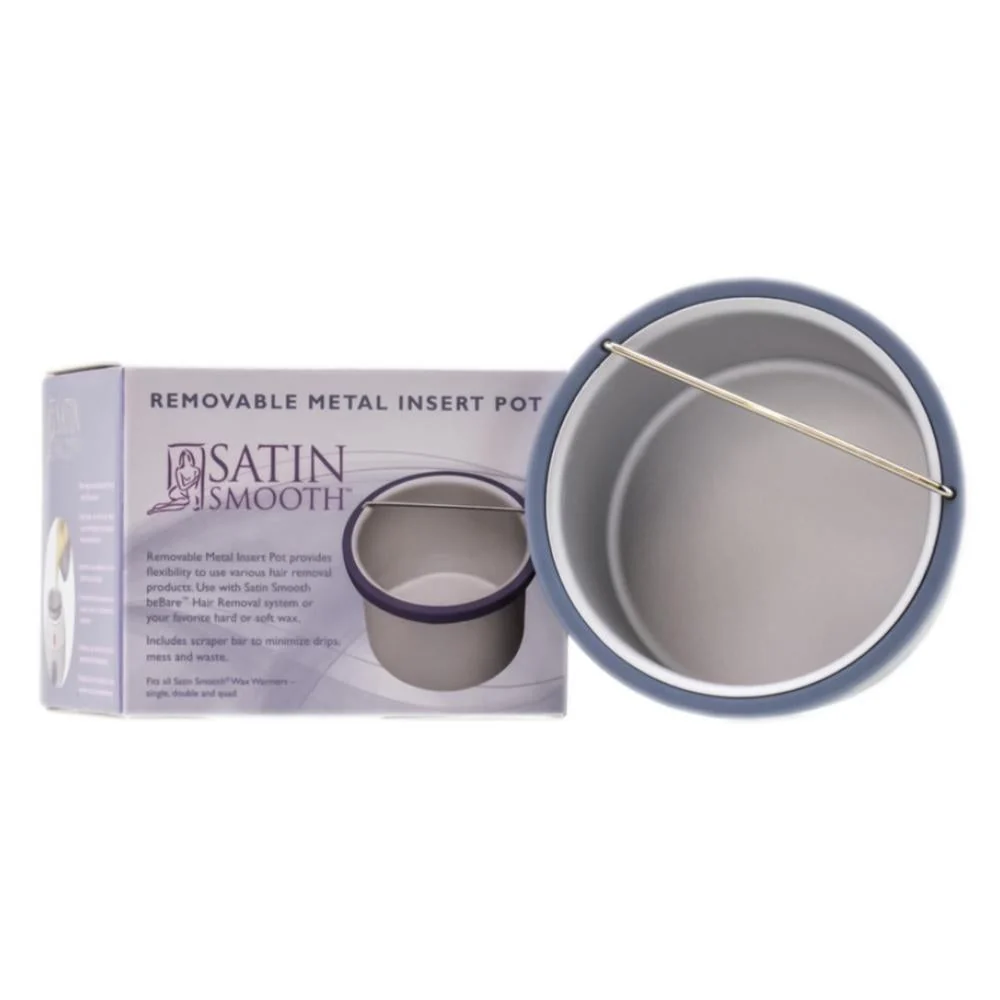 Satin Smooth Removable Metal Insert Pot
