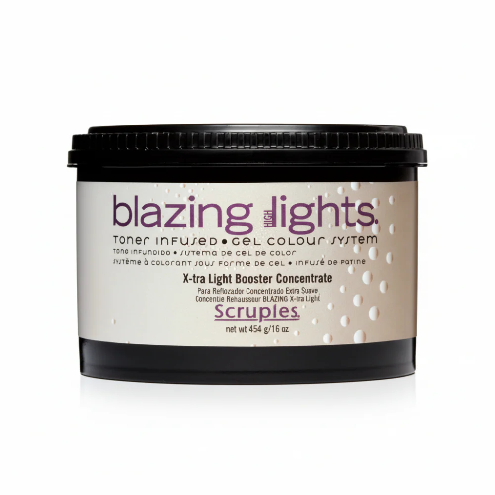 Scruples BLAZING HIGHLIGHTS Toner Infused Gel Color X-tra Light Booster Concentrate 16 oz