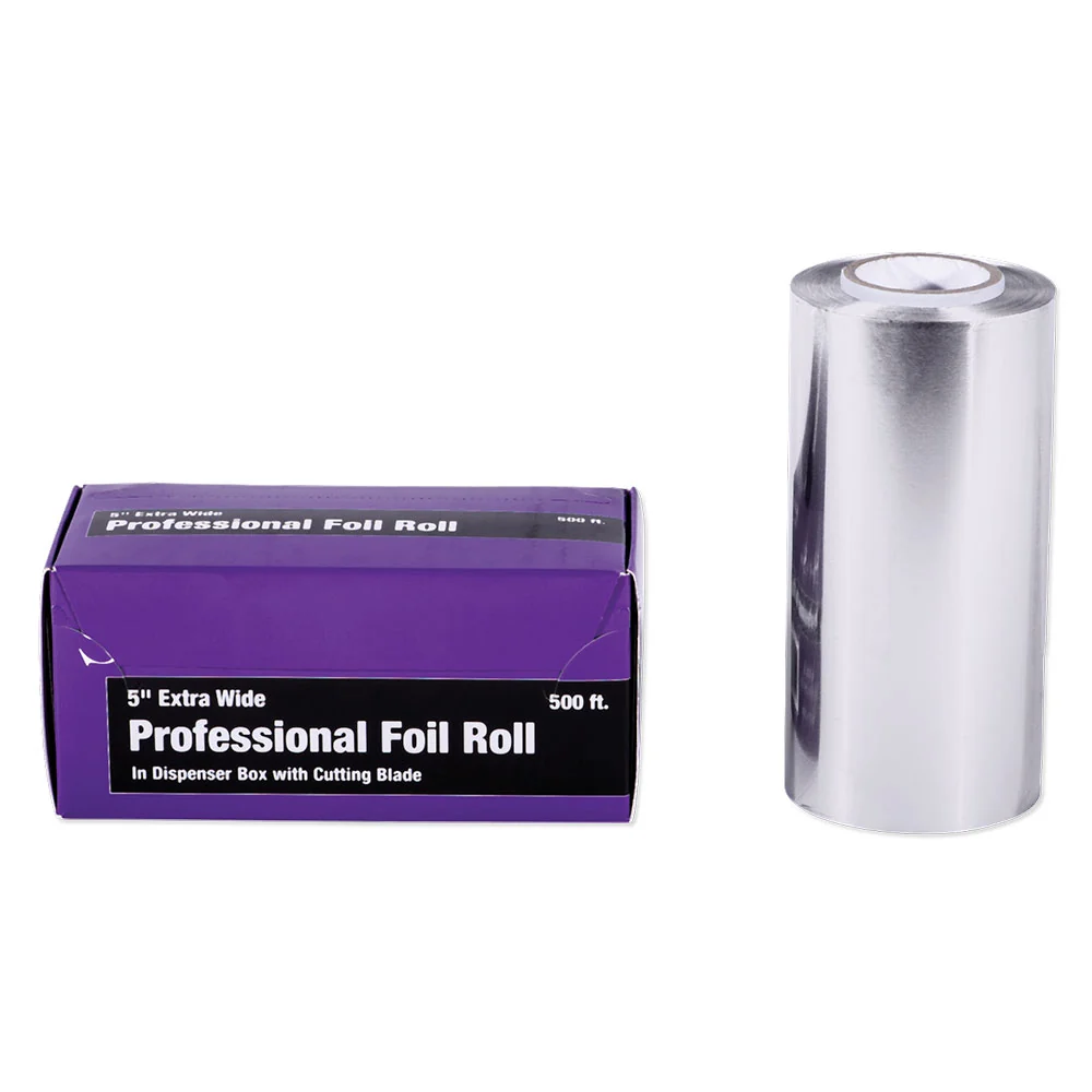 Soft 'N Style Extra Wide Professional Foil Roll - 5" x 500' - Image 2