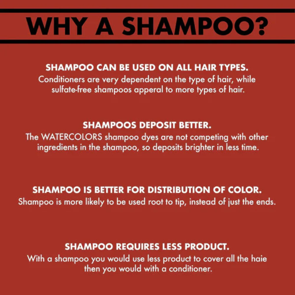 Tressa Watercolors Classic Shampoo Crimson Splash 8.5oz - Image 6